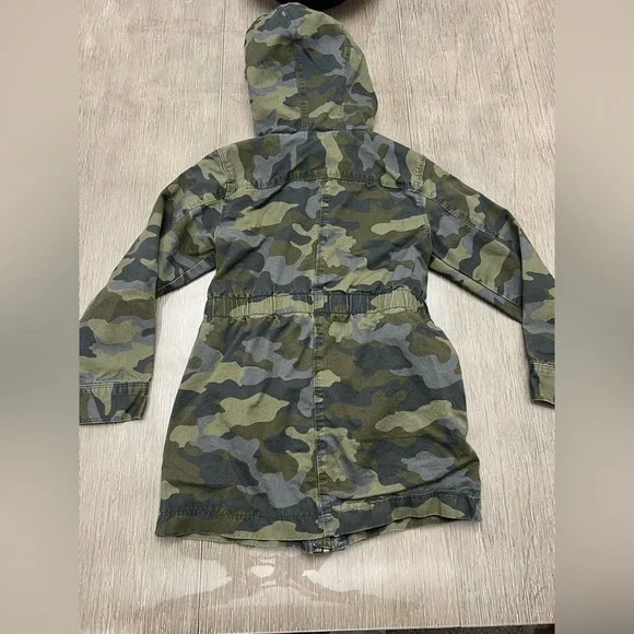 Cat & Jack Parka style coat for little girls size small camouflage - Picture 7 of 7